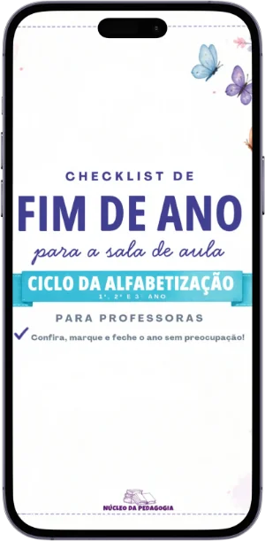 Checklist preenchível aberto na tela do celular