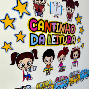 Painel Cantinho da Leitura – Núcleo da Pedagogia