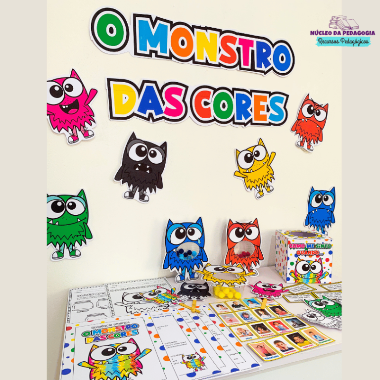 O Monstro das Cores Atividades – Núcleo da Pedagogia