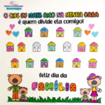 Painel Feliz Dia da Família – Núcleo da Pedagogia