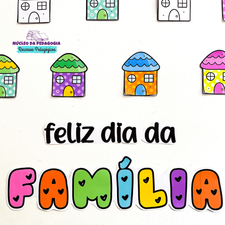 Painel Feliz Dia da Família – Núcleo da Pedagogia