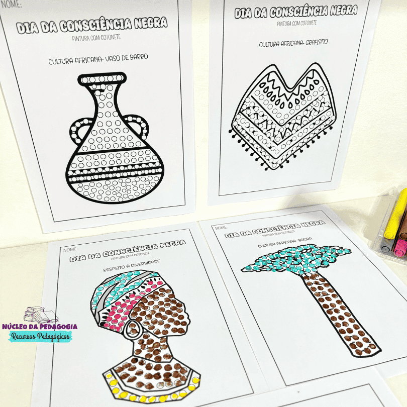 Atividade Consciência Negra Pintura