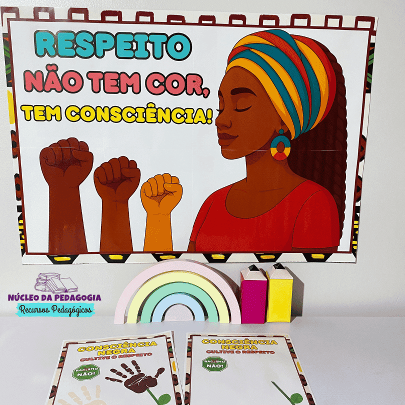 Cartaz Consciência Negra para imprimir