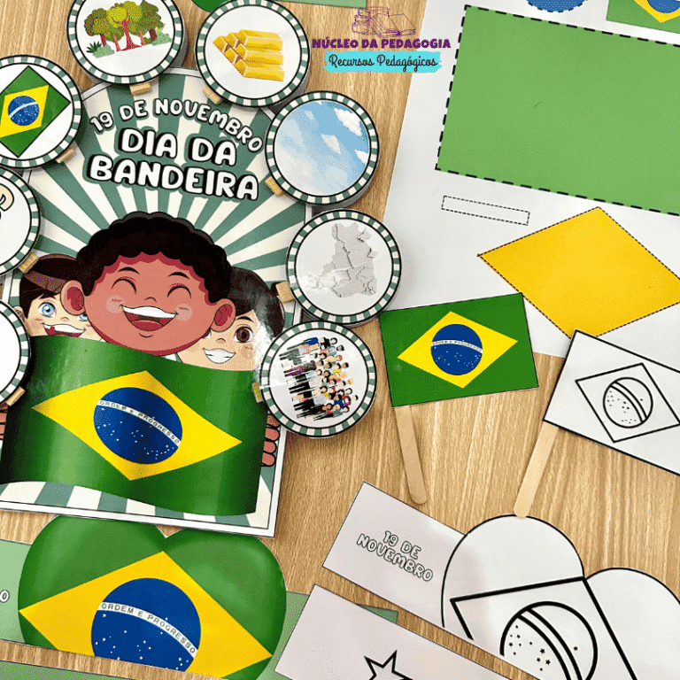 Lembrancinhas Dia da Bandeira e atividades
